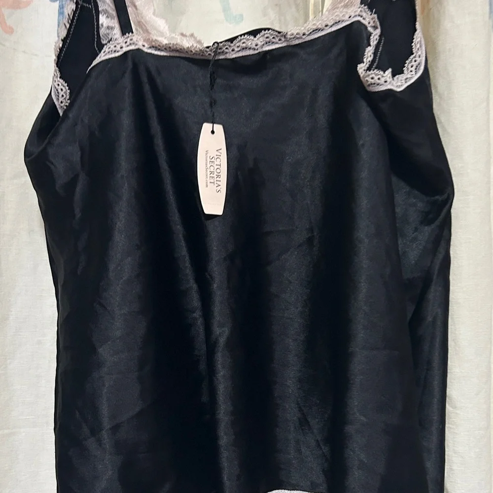 Victoria's Secret Black and White Chemise Slip M - Picture 4 of 5